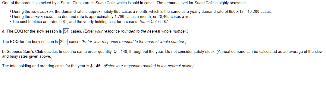 One of the products stocked by a Sam's Club store