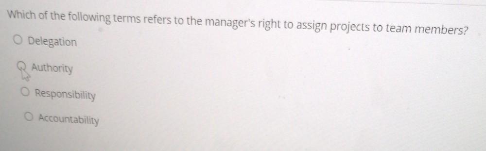 Which of the following terms refers to the