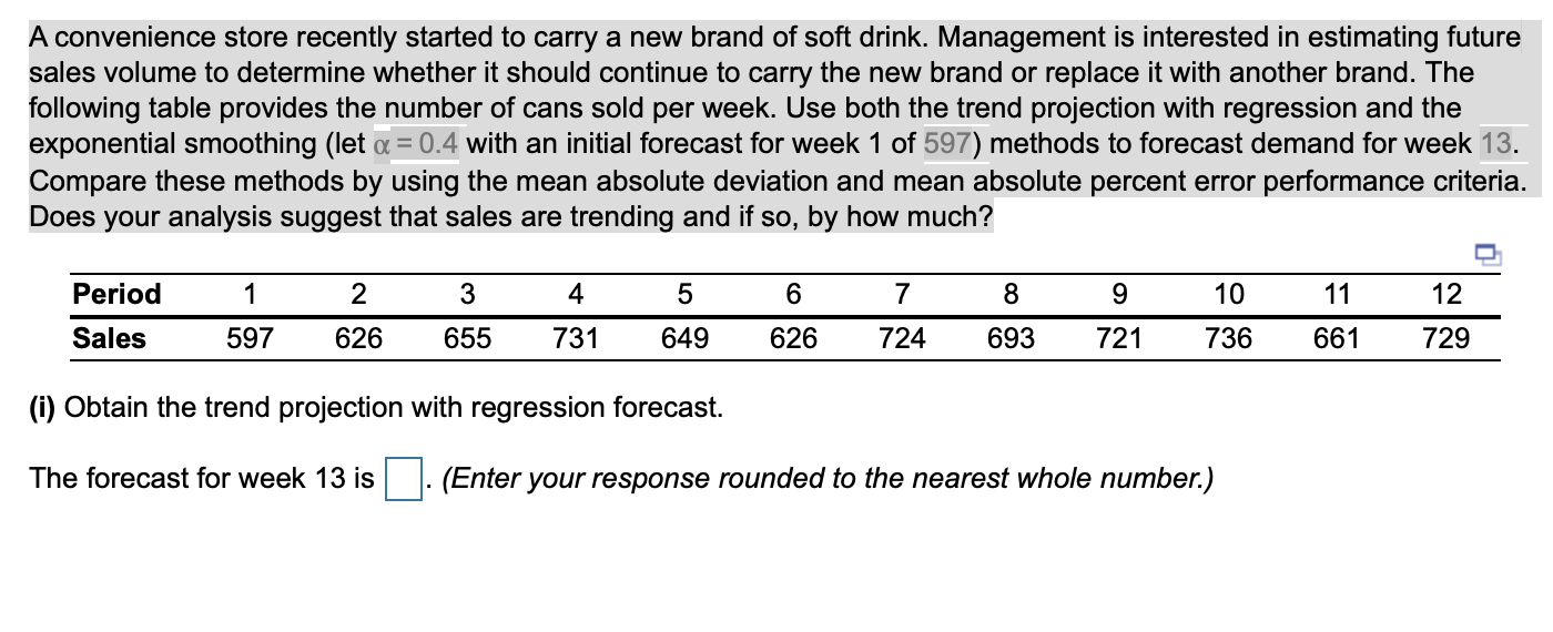 A convenience store recently started to carry a