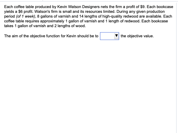 Each coffee table produced by Kevin Watson