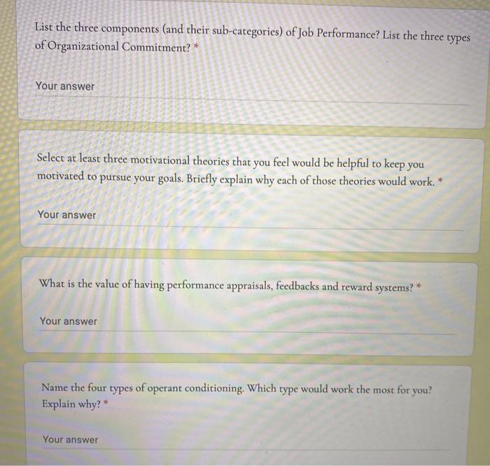 List the three components (and their