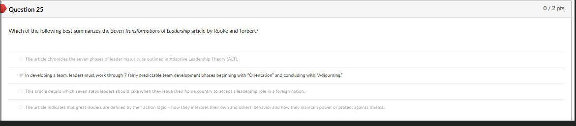 Question 19 0/2 pts Martin Luther King, Jr's 