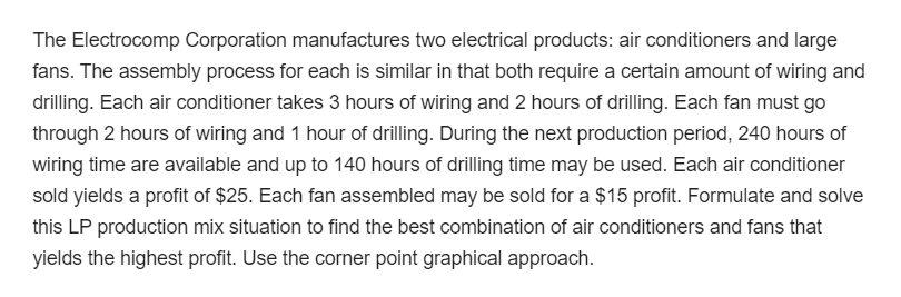 Electrocomps management realizes that it forgot