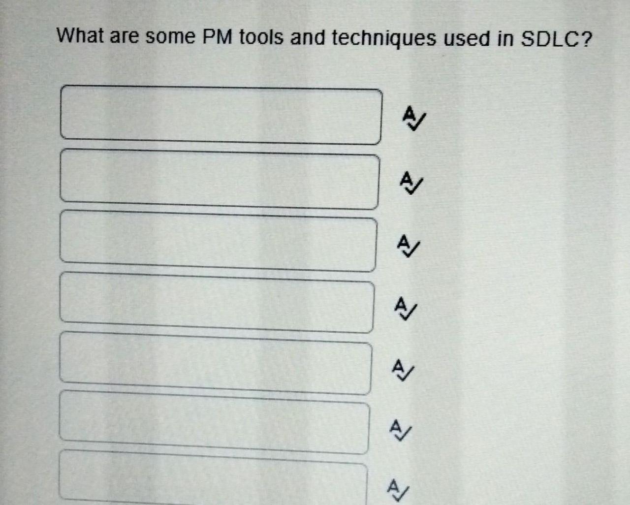 What are some PM tools and techniques used in