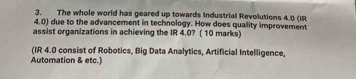 3. The whole world has geared up towards