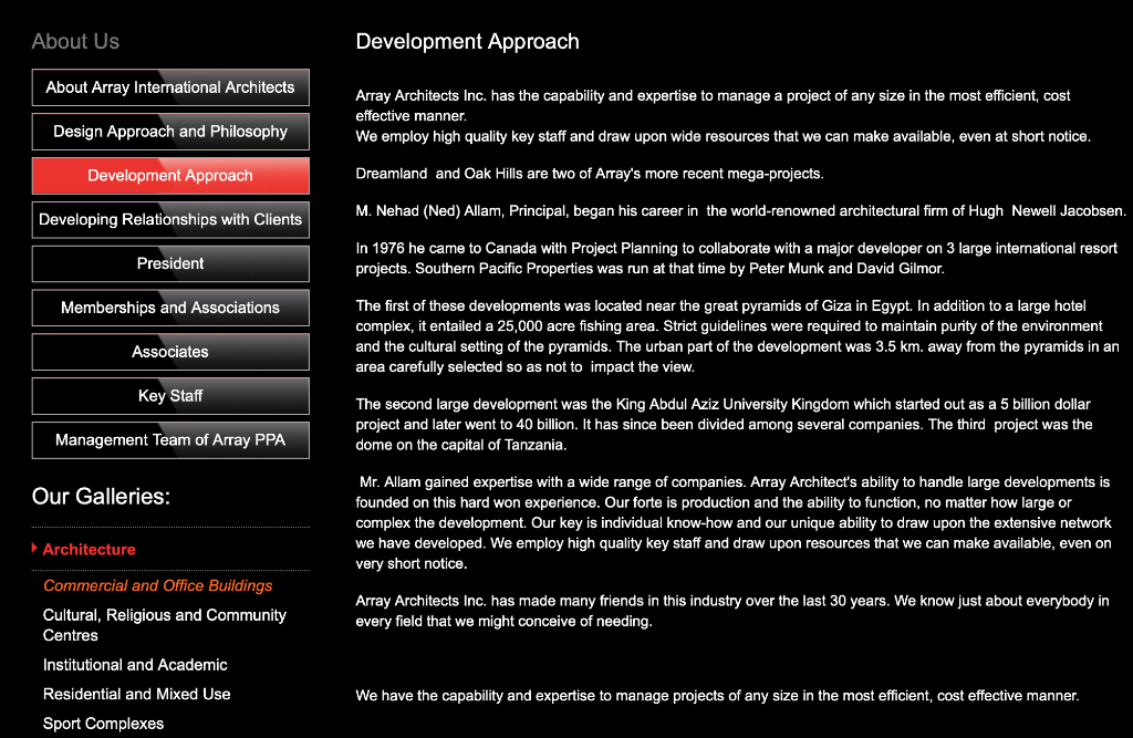 I am working in an architects company and my