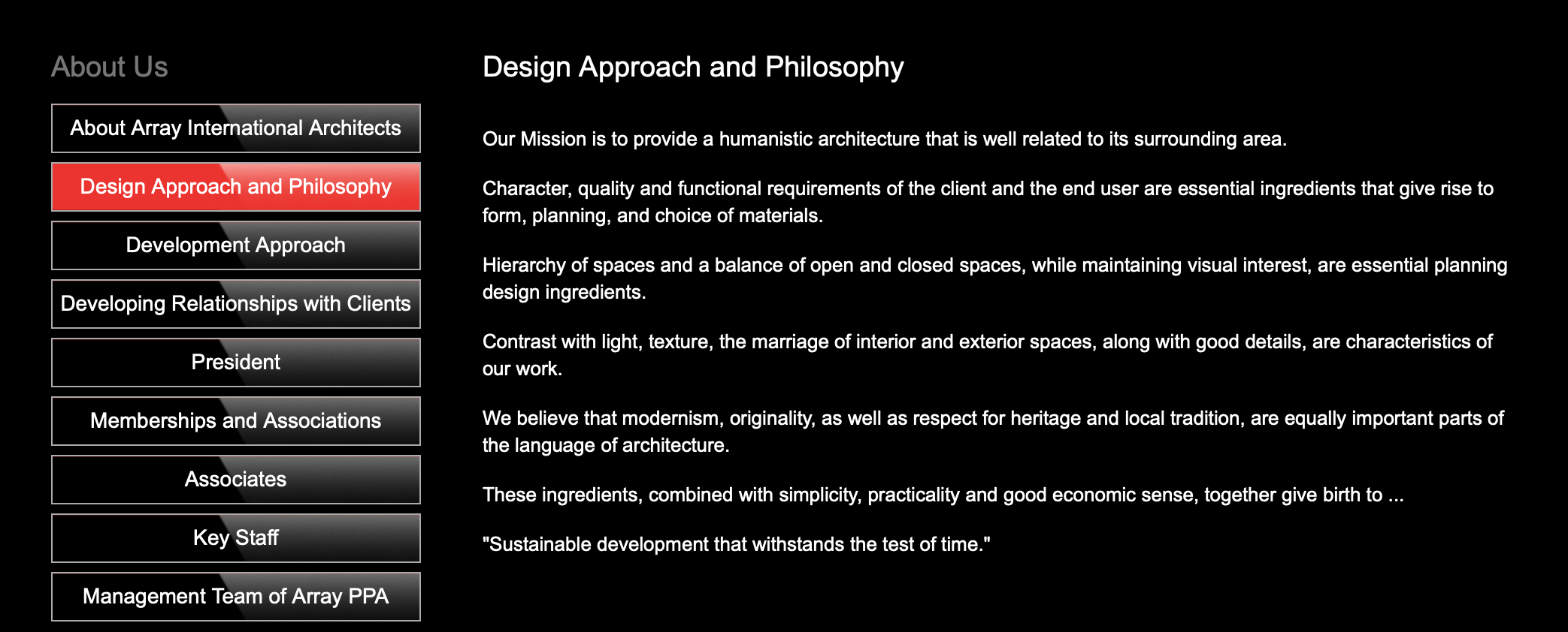 I am working in an architects company and my