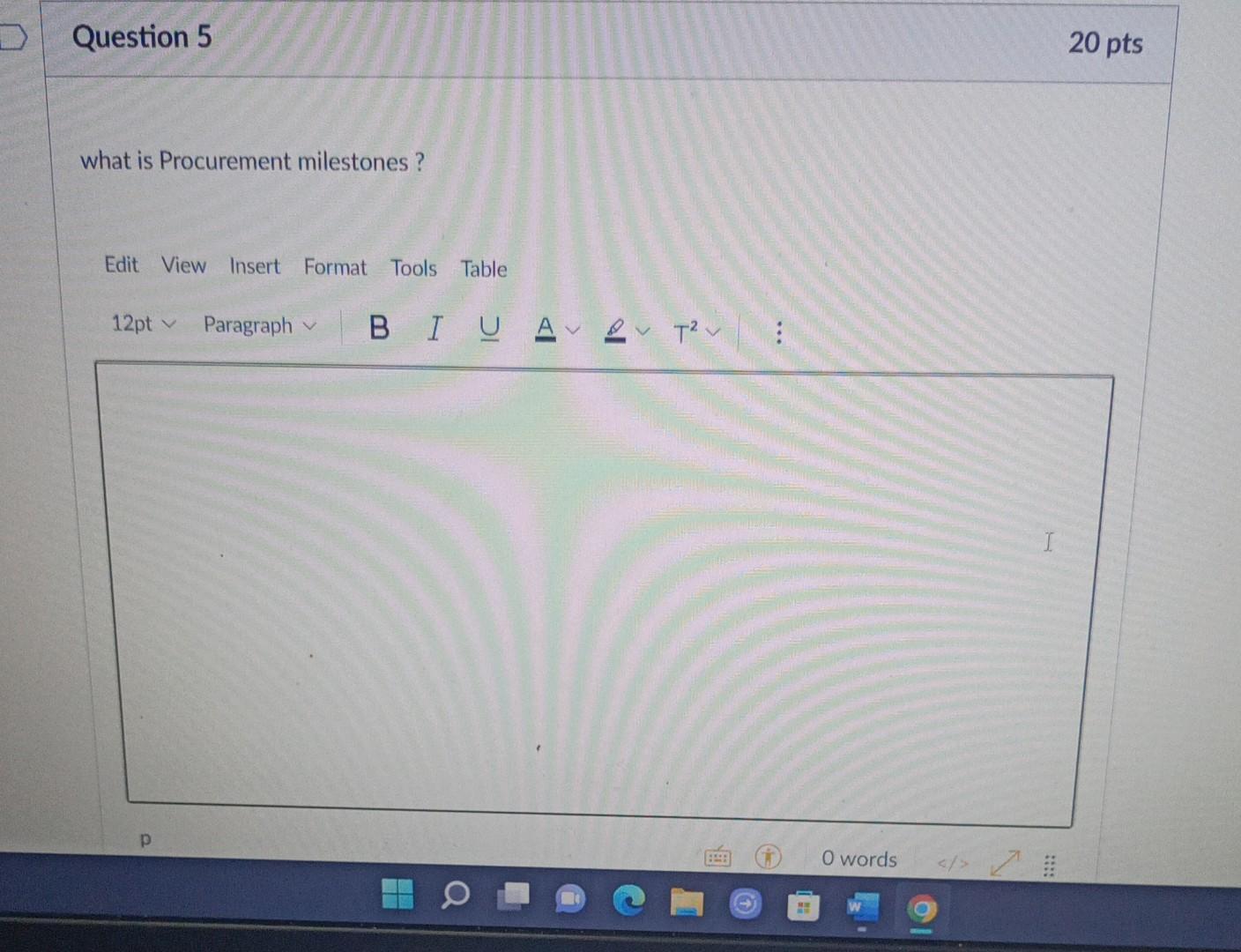 what is Procurement milestones