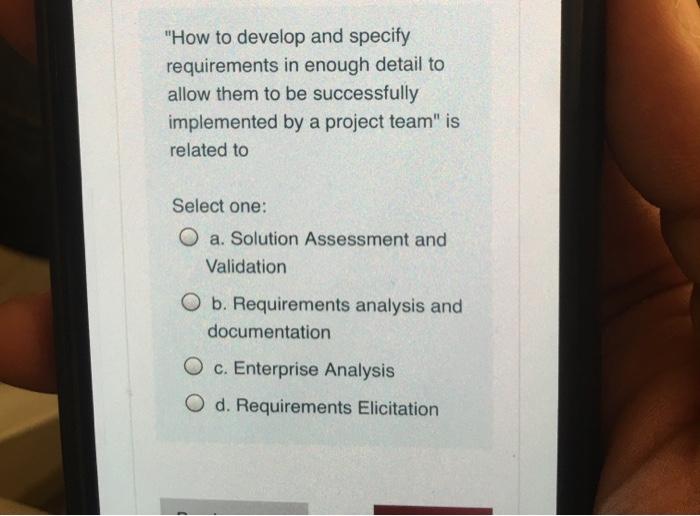 "How to develop and specify requirements in