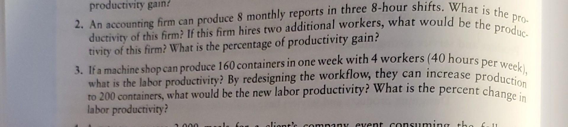 2. An accounting firm can produce 8 monthly
