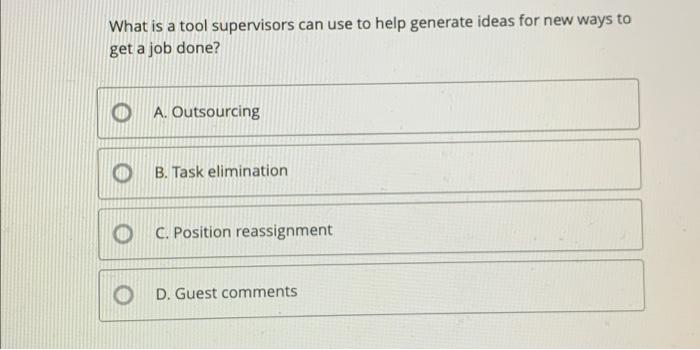 What is a tool supervisors can use to help