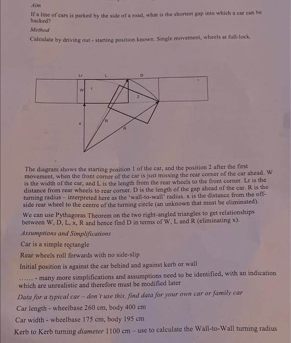 time Ia line of cars is parked by the side of a