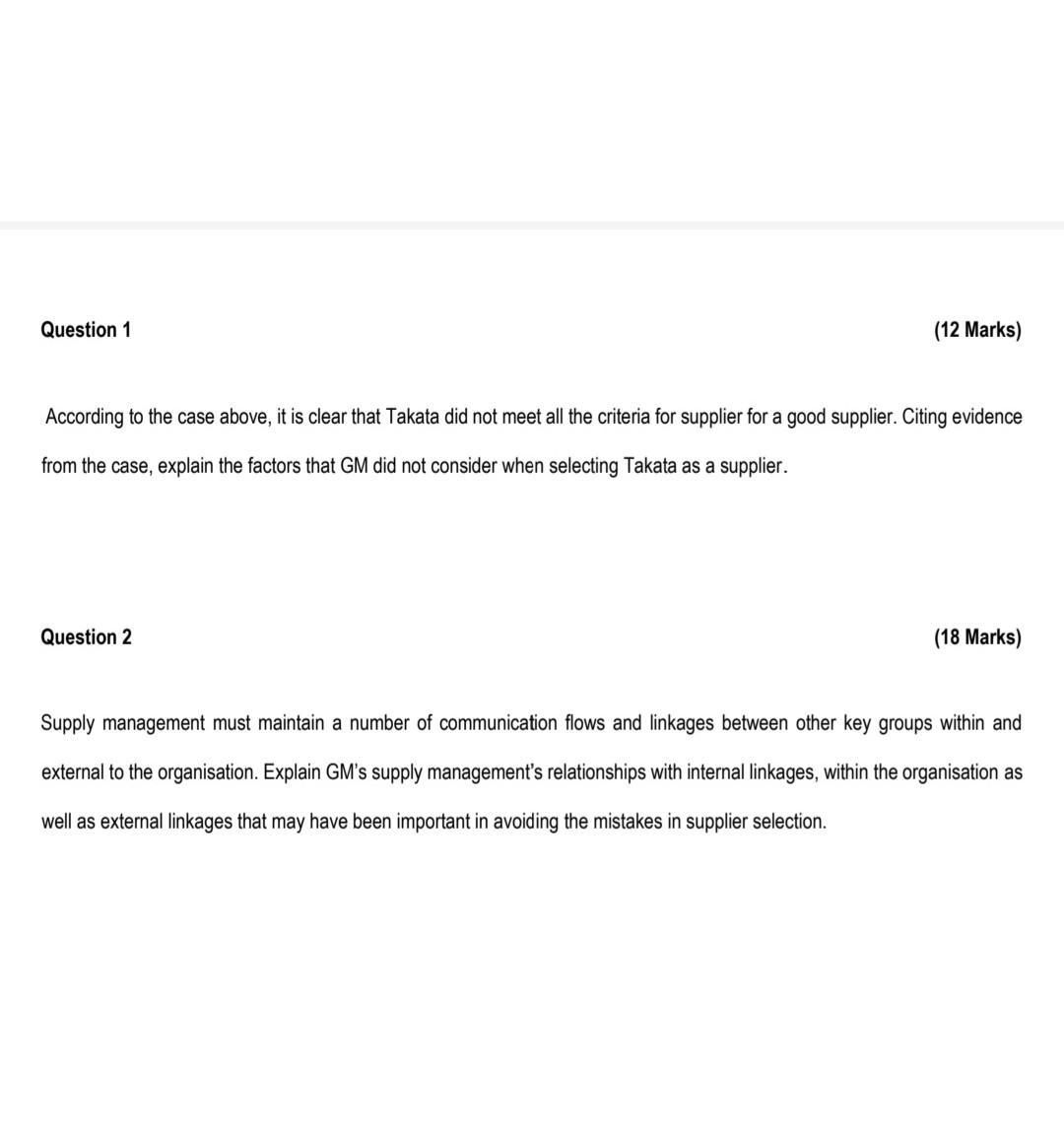 CASE STUDY [30 Marks] GM recalling 7 million