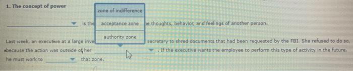 organizational behavior Authority Influence Keep