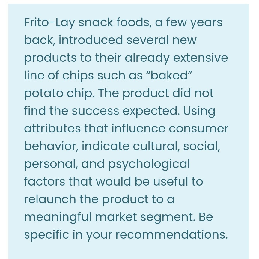 Please answer within one hour. Frito-Lay snack