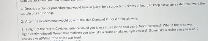 What Would You Do? Carnival Corporation a Ple
