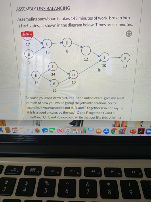 ASSEMBLY LINE BALANCING Assembling snowboards