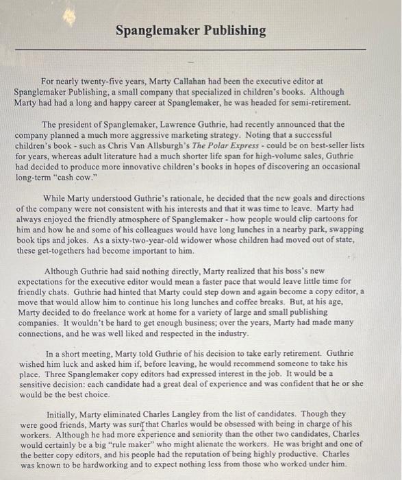 Spanglemaker Publishing For nearly twenty-five