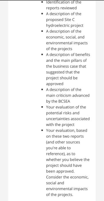 1. Download and review the BC Hydro Site C Clean