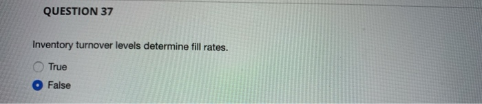 QUESTION 32 If D - 45 units/week, K - $10/order,