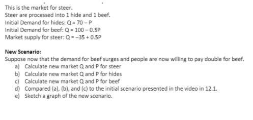 This is the market for steer. Steer are processed