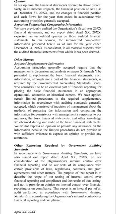 Case Study: Not-for-Profit Organizations: Audit