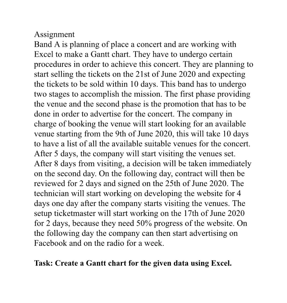 Based on the business activities scheduled on the