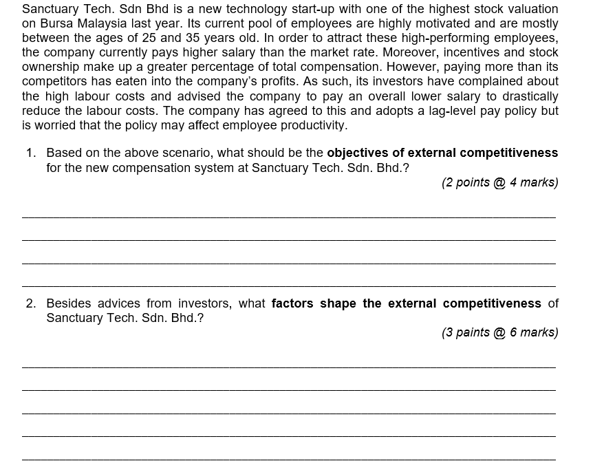 Sanctuary Tech. Sdn Bhd is a new technology