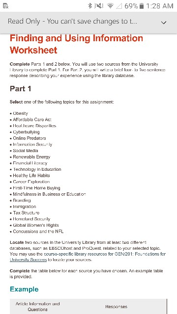 i need a ebsco dadta base chart for mindfyness in