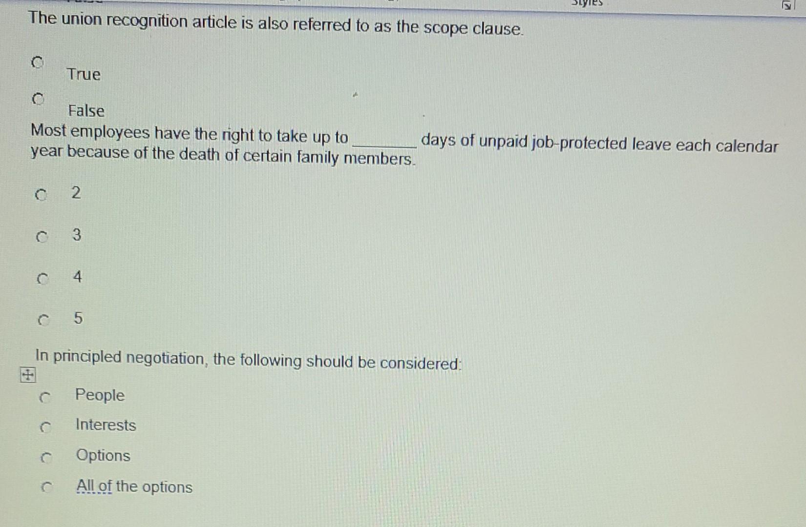 plz ans it fast The union recognition article is