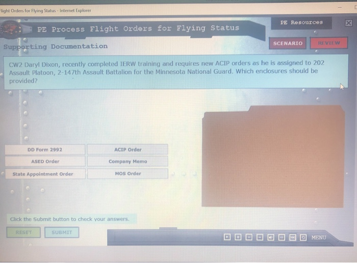 Flight Orders for Flying Status - Internet