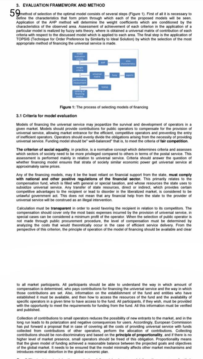 nk i 3. EVALUATION FRAMEWORK AND METHOD 59 method