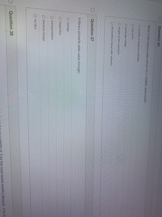 UN J2 2 pts Assume the demand for sections of