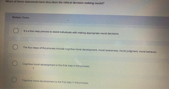 Which of these statements best describes the