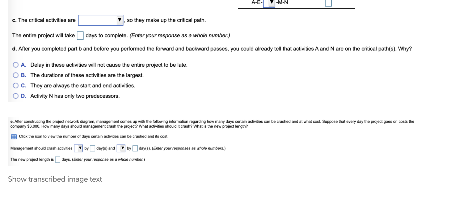 b. Identify all the paths through the network and