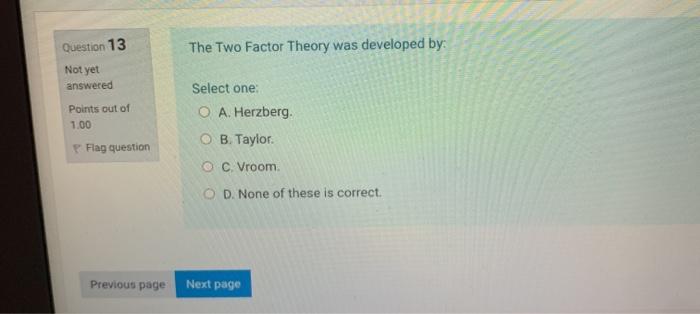 Question 11 True or False? Motivation and