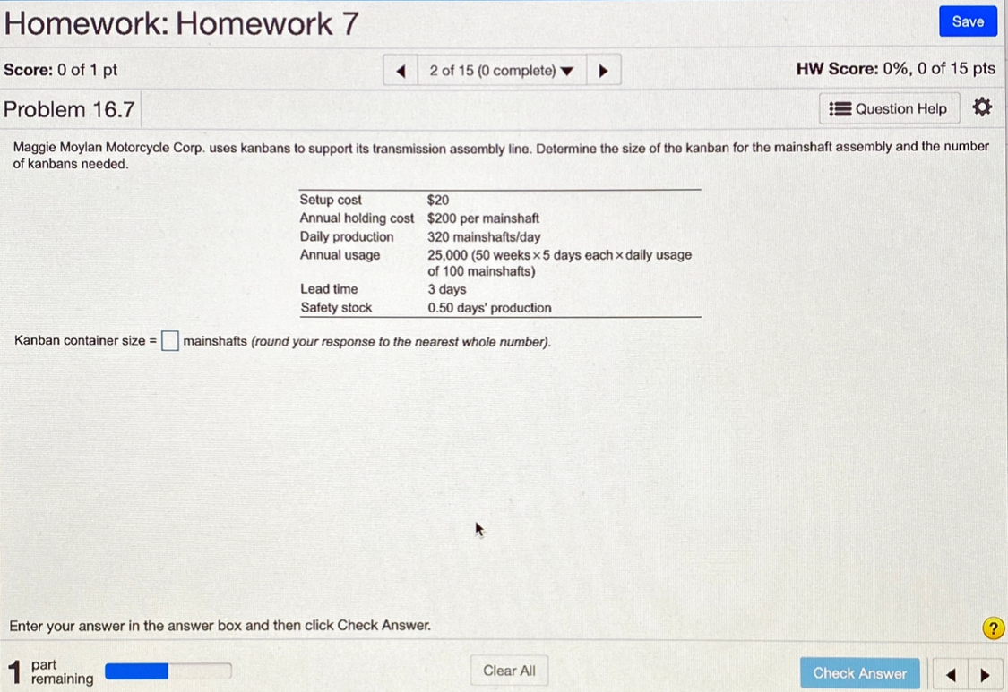 Maggie Moylan Motorcycle Corp. uses kanbans to