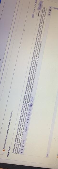 Copies of the Wall Street Journal are printed