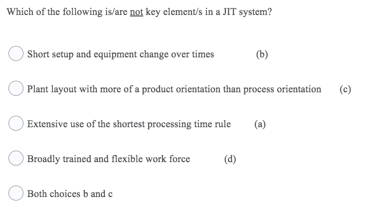 Which of the following is/are not key element/s
