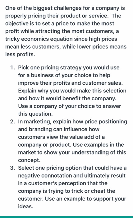 One of the biggest challenges for a company is