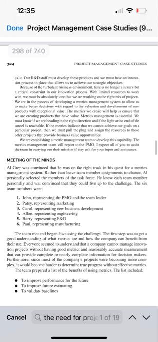 please provide answer of 5th only Done Project