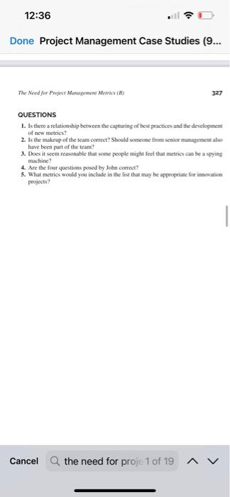 please provide answer of 5th only Done Project