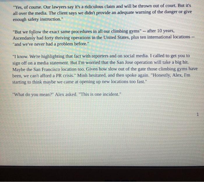 A. How would you implement your Ascendancy