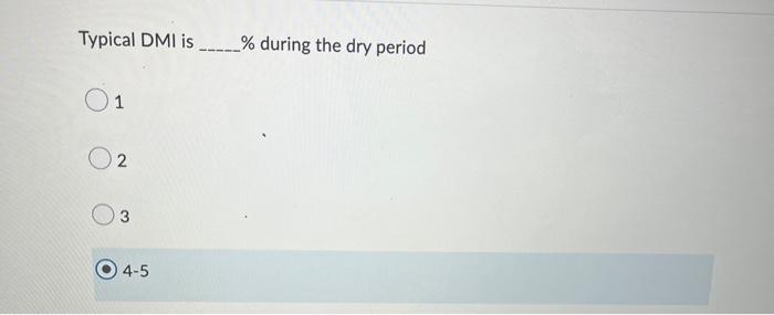 dairy cattle management question Typical DMI is
