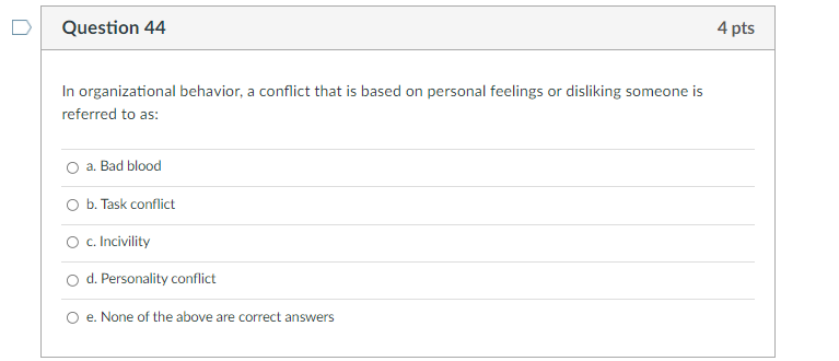 Question 43 4 pts You are negotiating a really