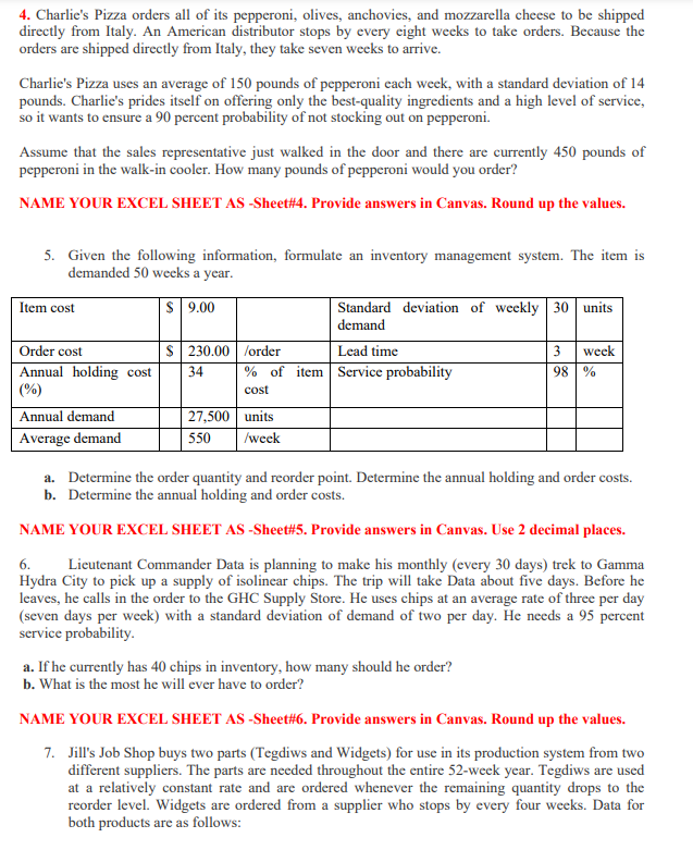 Please try to answer any of these that you can.