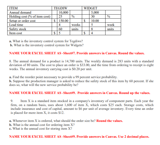 Please try to answer any of these that you can.