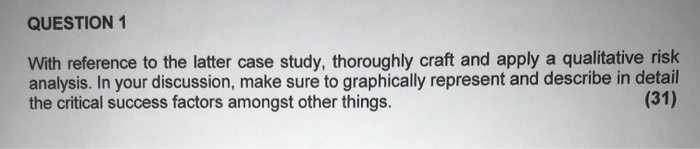 Read the case study and answer the questions that