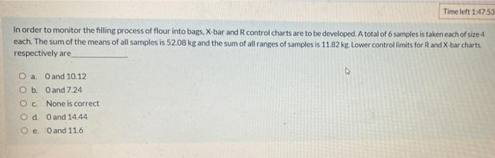 Time left 1:47:53 In order to monitor the filling