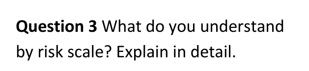 occupational health and safety Question 3 What do